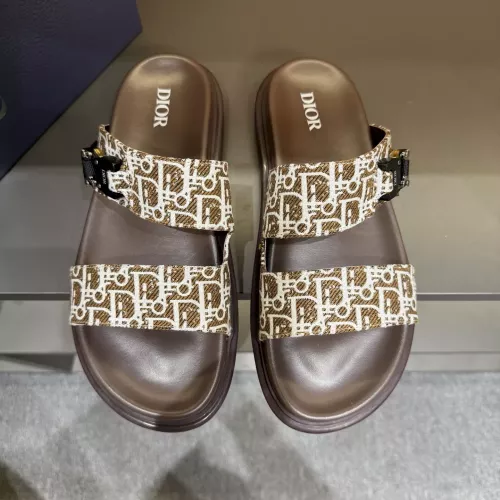 Cheap Christian Dior Slippers For Men #1355664 Replica Wholesale [$56.00 USD] [ITEM#1355664] on Replica Christian Dior Slippers