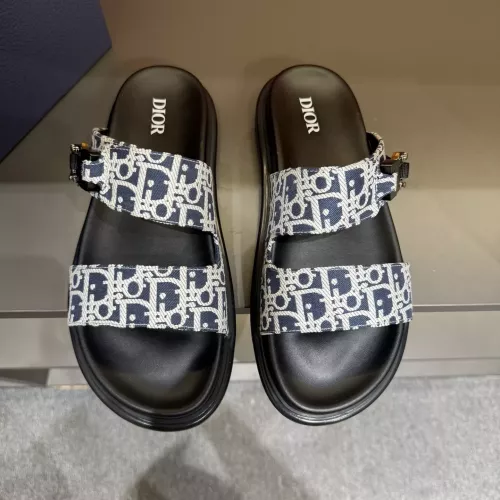 Cheap Christian Dior Slippers For Men #1355665 Replica Wholesale [$56.00 USD] [ITEM#1355665] on Replica Christian Dior Slippers
