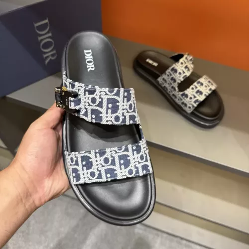 Cheap Christian Dior Slippers For Men #1355665 Replica Wholesale [$56.00 USD] [ITEM#1355665] on Replica Christian Dior Slippers
