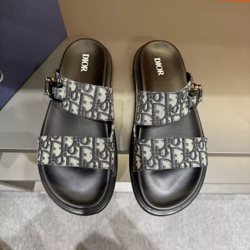 Cheap Christian Dior Slippers For Men #1355666 Replica Wholesale [$56.00 USD] [ITEM#1355666] on Replica Christian Dior Slippers