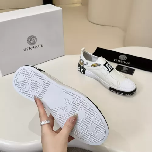 Cheap Versace Casual Shoes For Men #1355748 Replica Wholesale [$76.00 USD] [ITEM#1355748] on Replica Versace Casual Shoes