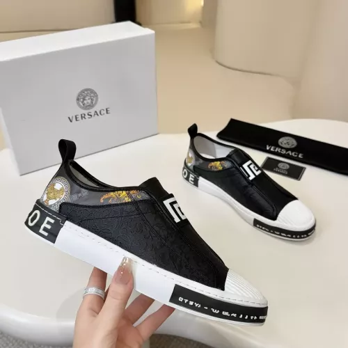 Cheap Versace Casual Shoes For Men #1355749 Replica Wholesale [$76.00 USD] [ITEM#1355749] on Replica Versace Casual Shoes