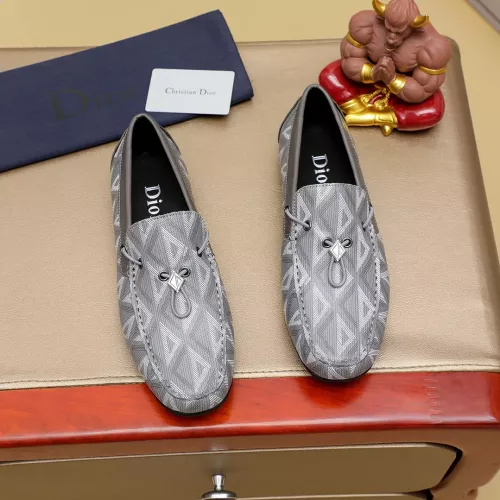 Cheap Christian Dior Leather Shoes For Men #1355793 Replica Wholesale [$72.00 USD] [ITEM#1355793] on Replica Christian Dior Leather Shoes