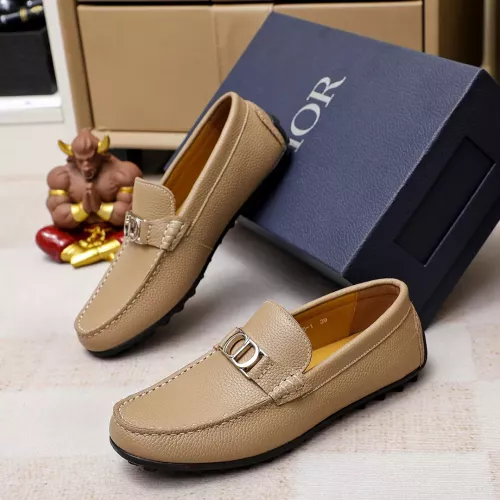 Cheap Christian Dior Leather Shoes For Men #1355795 Replica Wholesale [$72.00 USD] [ITEM#1355795] on Replica Christian Dior Leather Shoes