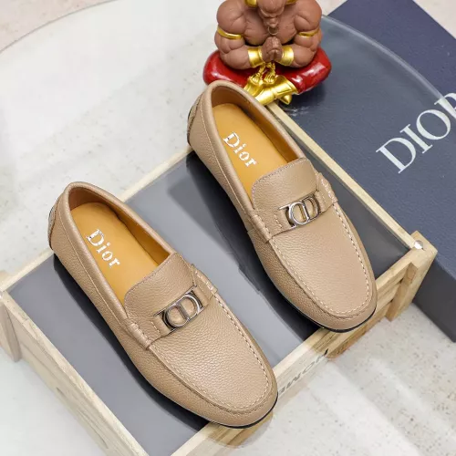 Cheap Christian Dior Leather Shoes For Men #1355795 Replica Wholesale [$72.00 USD] [ITEM#1355795] on Replica Christian Dior Leather Shoes