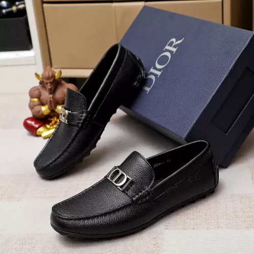 Cheap Christian Dior Leather Shoes For Men #1355796 Replica Wholesale [$72.00 USD] [ITEM#1355796] on Replica Christian Dior Leather Shoes
