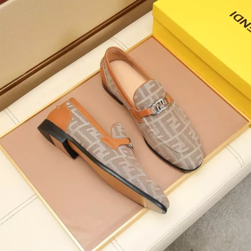 Cheap Fendi Leather Shoes For Men #1355818 Replica Wholesale [$88.00 USD] [ITEM#1355818] on Replica Fendi Leather Shoes