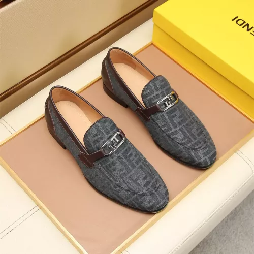 Cheap Fendi Leather Shoes For Men #1355820 Replica Wholesale [$88.00 USD] [ITEM#1355820] on Replica Fendi Leather Shoes
