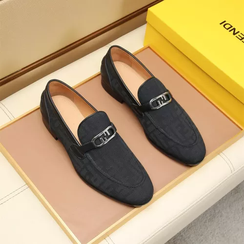 Cheap Fendi Leather Shoes For Men #1355821 Replica Wholesale [$88.00 USD] [ITEM#1355821] on Replica Fendi Leather Shoes