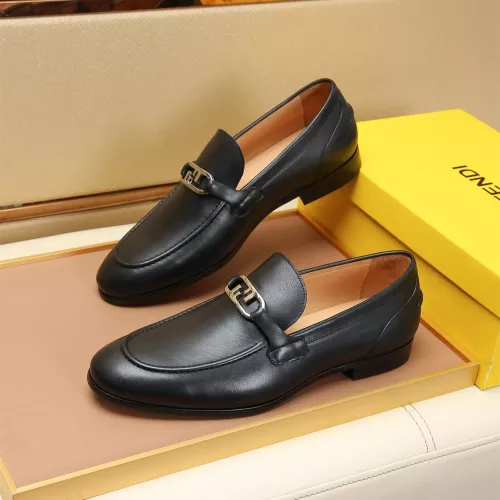 Cheap Fendi Leather Shoes For Men #1355822 Replica Wholesale [$88.00 USD] [ITEM#1355822] on Replica Fendi Leather Shoes