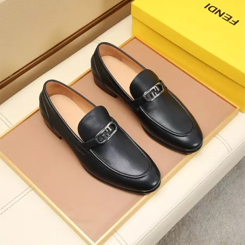 Cheap Fendi Leather Shoes For Men #1355822 Replica Wholesale [$88.00 USD] [ITEM#1355822] on Replica Fendi Leather Shoes