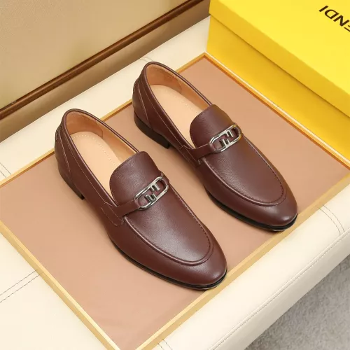 Cheap Fendi Leather Shoes For Men #1355823 Replica Wholesale [$88.00 USD] [ITEM#1355823] on Replica Fendi Leather Shoes