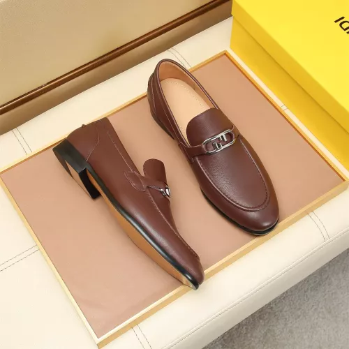 Cheap Fendi Leather Shoes For Men #1355823 Replica Wholesale [$88.00 USD] [ITEM#1355823] on Replica Fendi Leather Shoes