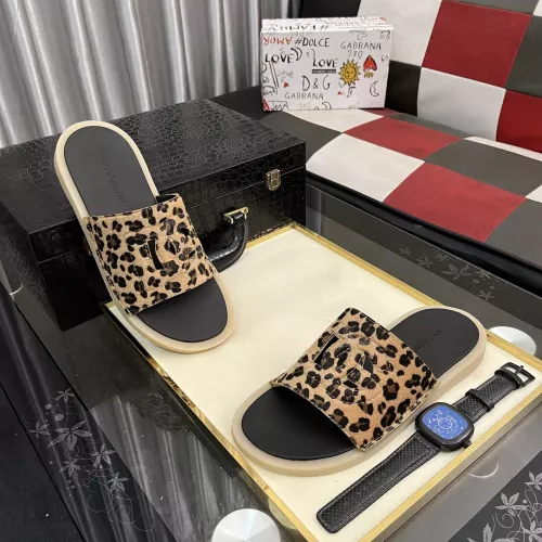 Cheap Dolce &amp; Gabbana D&amp;G Slippers For Men #1355879 Replica Wholesale [$52.00 USD] [ITEM#1355879] on Replica Dolce &amp; Gabbana D&amp;G Slippers