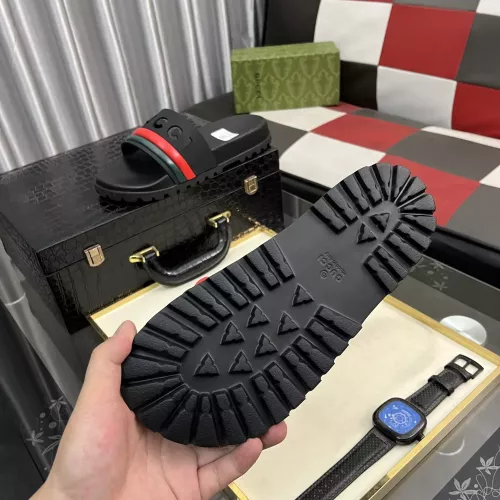 Cheap Gucci Slippers For Men #1355978 Replica Wholesale [$52.00 USD] [ITEM#1355978] on Replica Gucci Slippers