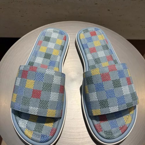 Cheap Louis Vuitton Slippers For Men #1356043 Replica Wholesale [$105.00 USD] [ITEM#1356043] on Replica Louis Vuitton Slippers