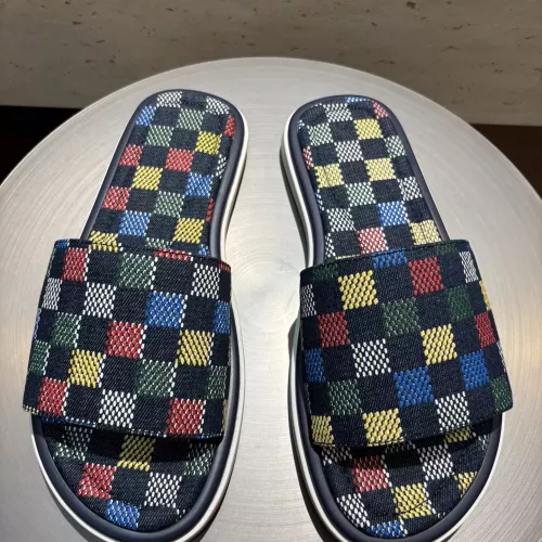 Cheap Louis Vuitton Slippers For Men #1356044 Replica Wholesale [$105.00 USD] [ITEM#1356044] on Replica Louis Vuitton Slippers