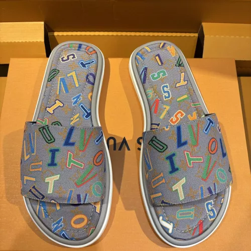 Cheap Louis Vuitton Slippers For Men #1356046 Replica Wholesale [$105.00 USD] [ITEM#1356046] on Replica Louis Vuitton Slippers