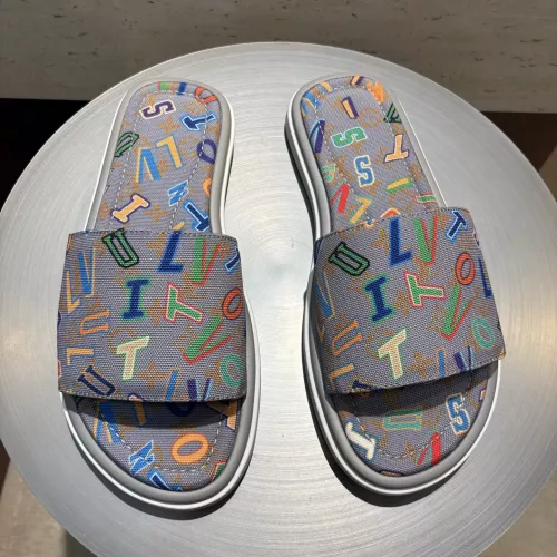 Cheap Louis Vuitton Slippers For Men #1356046 Replica Wholesale [$105.00 USD] [ITEM#1356046] on Replica Louis Vuitton Slippers