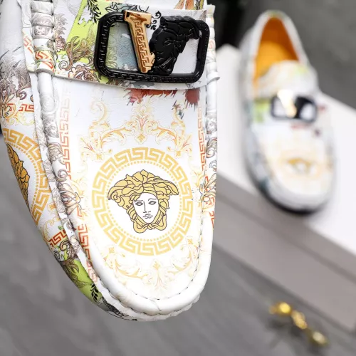 Cheap Versace Leather Shoes For Men #1356062 Replica Wholesale [$76.00 USD] [ITEM#1356062] on Replica Versace Leather Shoes