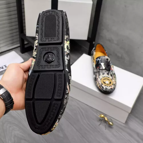 Cheap Versace Leather Shoes For Men #1356063 Replica Wholesale [$76.00 USD] [ITEM#1356063] on Replica Versace Leather Shoes