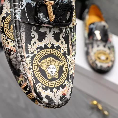 Cheap Versace Leather Shoes For Men #1356063 Replica Wholesale [$76.00 USD] [ITEM#1356063] on Replica Versace Leather Shoes