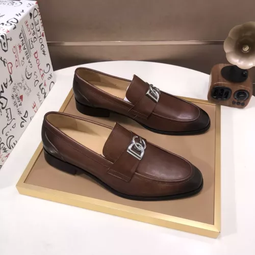 Cheap Dolce &amp; Gabbana D&amp;G Leather Shoes For Men #1356068 Replica Wholesale [$98.00 USD] [ITEM#1356068] on Replica Dolce &amp; Gabbana D&amp;G Leather Shoes