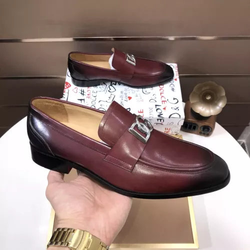 Cheap Dolce &amp; Gabbana D&amp;G Leather Shoes For Men #1356069 Replica Wholesale [$98.00 USD] [ITEM#1356069] on Replica Dolce &amp; Gabbana D&amp;G Leather Shoes