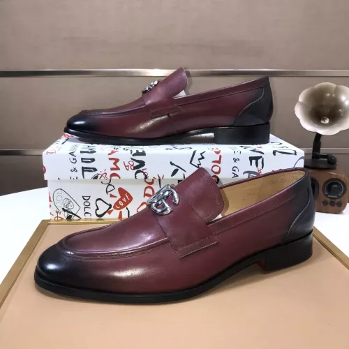 Cheap Dolce &amp; Gabbana D&amp;G Leather Shoes For Men #1356069 Replica Wholesale [$98.00 USD] [ITEM#1356069] on Replica Dolce &amp; Gabbana D&amp;G Leather Shoes