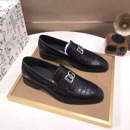 Cheap Dolce &amp; Gabbana D&amp;G Leather Shoes For Men #1356072 Replica Wholesale [$98.00 USD] [ITEM#1356072] on Replica Dolce &amp; Gabbana D&amp;G Leather Shoes