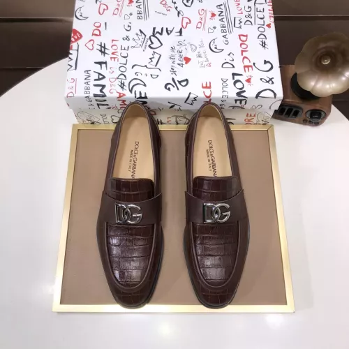 Cheap Dolce &amp; Gabbana D&amp;G Leather Shoes For Men #1356073 Replica Wholesale [$98.00 USD] [ITEM#1356073] on Replica Dolce &amp; Gabbana D&amp;G Leather Shoes