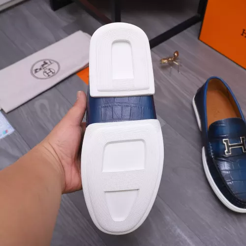 Cheap Hermes Leather Shoes For Men #1356261 Replica Wholesale [$98.00 USD] [ITEM#1356261] on Replica Hermes Leather Shoes