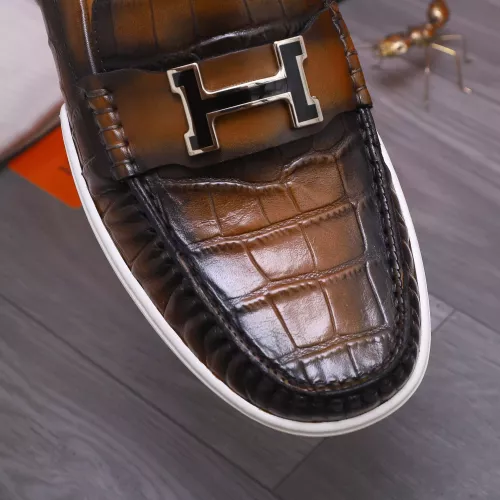 Cheap Hermes Leather Shoes For Men #1356262 Replica Wholesale [$98.00 USD] [ITEM#1356262] on Replica Hermes Leather Shoes