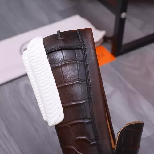 Cheap Hermes Leather Shoes For Men #1356263 Replica Wholesale [$98.00 USD] [ITEM#1356263] on Replica Hermes Leather Shoes