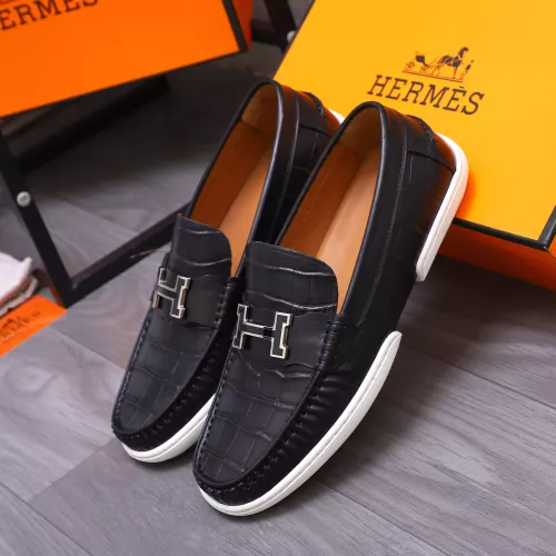 Cheap Hermes Leather Shoes For Men #1356264 Replica Wholesale [$98.00 USD] [ITEM#1356264] on Replica Hermes Leather Shoes