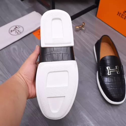 Cheap Hermes Leather Shoes For Men #1356264 Replica Wholesale [$98.00 USD] [ITEM#1356264] on Replica Hermes Leather Shoes