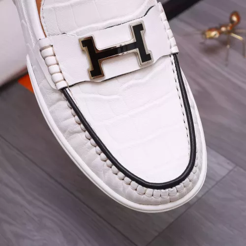 Cheap Hermes Leather Shoes For Men #1356265 Replica Wholesale [$98.00 USD] [ITEM#1356265] on Replica Hermes Leather Shoes