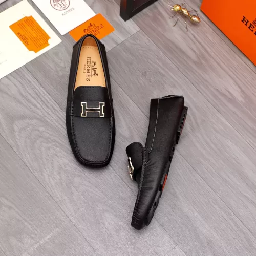 Cheap Hermes Leather Shoes For Men #1356273 Replica Wholesale [$76.00 USD] [ITEM#1356273] on Replica Hermes Leather Shoes