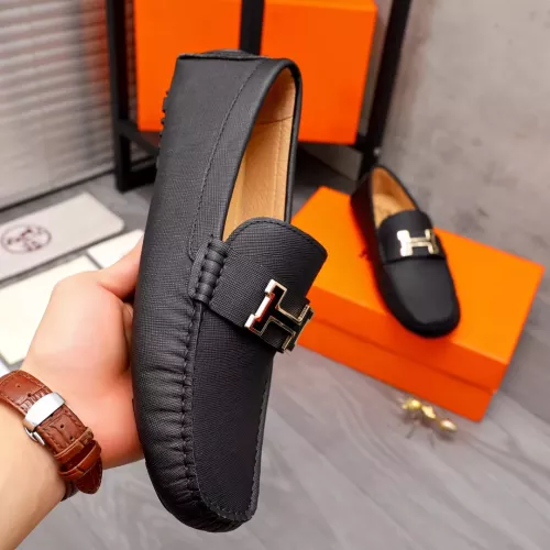 Cheap Hermes Leather Shoes For Men #1356273 Replica Wholesale [$76.00 USD] [ITEM#1356273] on Replica Hermes Leather Shoes
