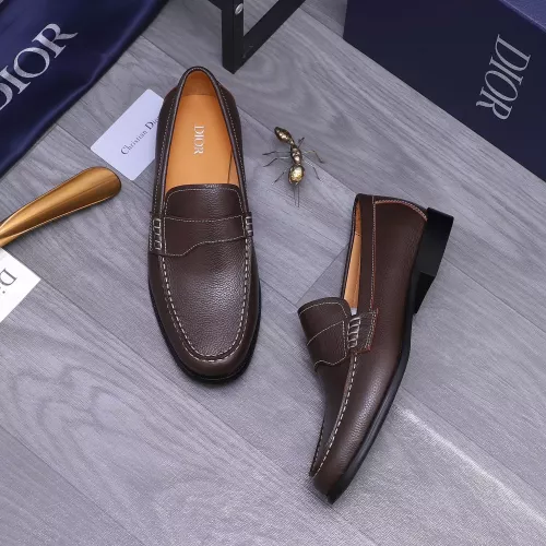 Cheap Christian Dior Leather Shoes For Men #1356278 Replica Wholesale [$105.00 USD] [ITEM#1356278] on Replica Christian Dior Leather Shoes