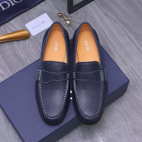 Cheap Christian Dior Leather Shoes For Men #1356279 Replica Wholesale [$105.00 USD] [ITEM#1356279] on Replica Christian Dior Leather Shoes