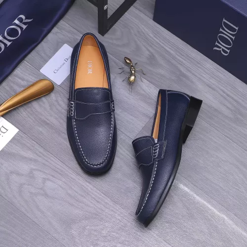 Cheap Christian Dior Leather Shoes For Men #1356279 Replica Wholesale [$105.00 USD] [ITEM#1356279] on Replica Christian Dior Leather Shoes