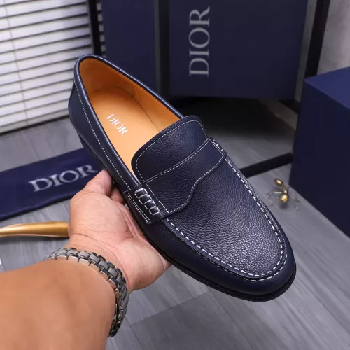 Cheap Christian Dior Leather Shoes For Men #1356279 Replica Wholesale [$105.00 USD] [ITEM#1356279] on Replica Christian Dior Leather Shoes
