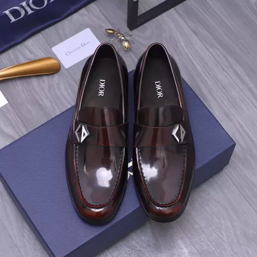 Cheap Christian Dior Leather Shoes For Men #1356290 Replica Wholesale [$105.00 USD] [ITEM#1356290] on Replica Christian Dior Leather Shoes