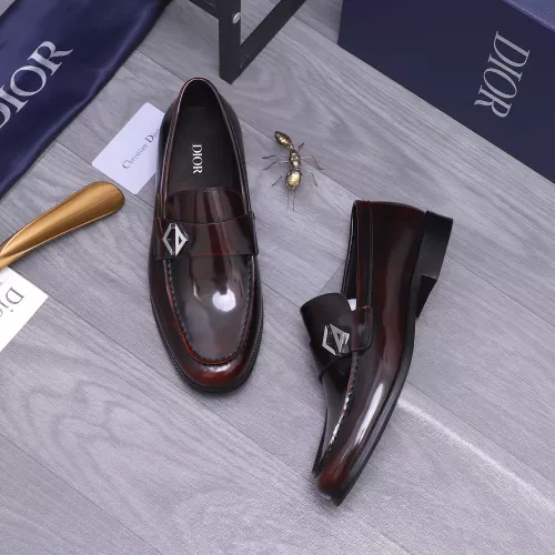 Cheap Christian Dior Leather Shoes For Men #1356290 Replica Wholesale [$105.00 USD] [ITEM#1356290] on Replica Christian Dior Leather Shoes