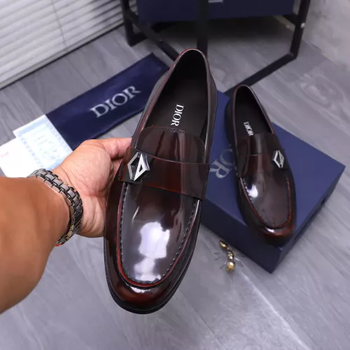 Cheap Christian Dior Leather Shoes For Men #1356290 Replica Wholesale [$105.00 USD] [ITEM#1356290] on Replica Christian Dior Leather Shoes