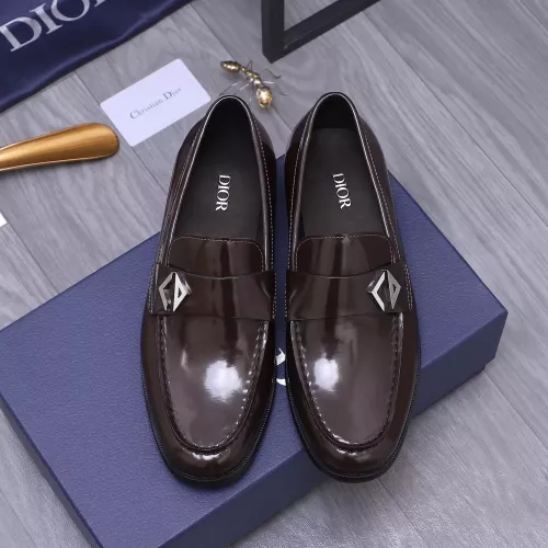 Cheap Christian Dior Leather Shoes For Men #1356291 Replica Wholesale [$105.00 USD] [ITEM#1356291] on Replica Christian Dior Leather Shoes