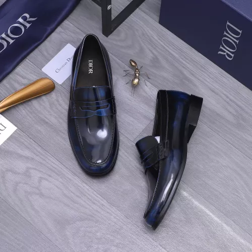 Cheap Christian Dior Leather Shoes For Men #1356308 Replica Wholesale [$105.00 USD] [ITEM#1356308] on Replica Christian Dior Leather Shoes
