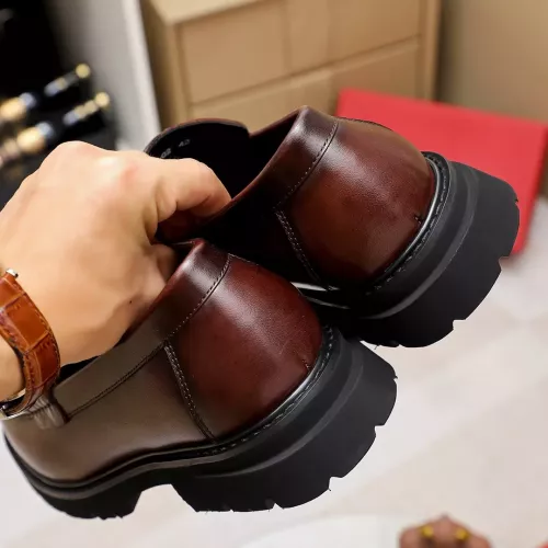 Cheap Salvatore Ferragamo Leather Shoes For Men #1356313 Replica Wholesale [$88.00 USD] [ITEM#1356313] on Replica Salvatore Ferragamo Leather Shoes