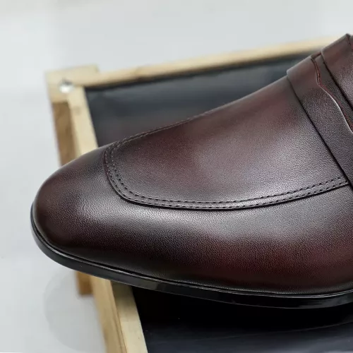 Cheap Salvatore Ferragamo Leather Shoes For Men #1356317 Replica Wholesale [$88.00 USD] [ITEM#1356317] on Replica Salvatore Ferragamo Leather Shoes